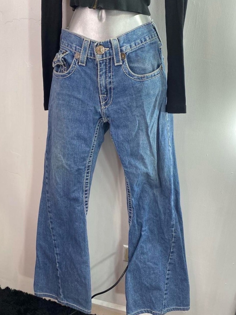 True Religion Women’s Light Blue Boot Cut Jeans